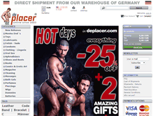Tablet Screenshot of deplacer.com
